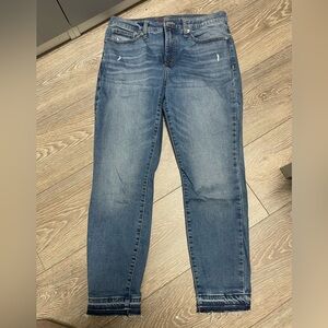 Lucky Brand Blue Denim Jeans with Red Details